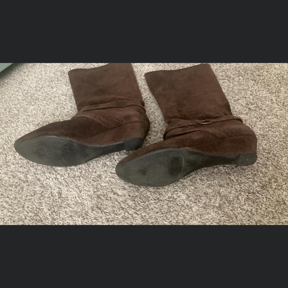 DKNY Suede Boots - Size 8 1/2